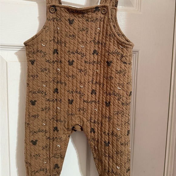 Disney Baby Mickey Mouse Quilted Overalls - Picture 2 of 7